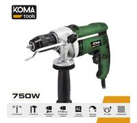 Perceuse à Percussion 750w Puissance Et Polyvalence Pour Perçage Matériaux Divers. - Koma Tools