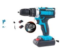 Perceuse à percussion, batterie 20 V, couple 35 N·m, 25+3 vitesses, fonction marteau perforateur, légère