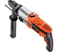Perceuse à percussion Black+decker 850w 2 vitesses en coffret kr8542k