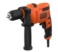 Perceuse a percussion - BLACK & DECKER - BEH200K-QS - 500 Watt - Mandrin 1 main - 13 mm