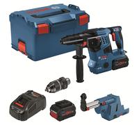 Perceuse à percussion BOSCH GBH18V-28CF 2X8AH + GDE18V-16
