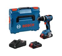 Bosch Professional 18V System Perceuse-visseuse sans fil GSB 18V-65 (moteur sans balais, longueur de tête 175, incl. 2 batteries ProCORE18V 4.0Ah, L-BOXX)