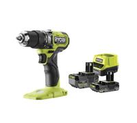 Perceuse à percussion Brushless 18V ONE+™ + 2 batteries 2/4Ah + sac de transport - RPD18BL1-2C42S RYOBI