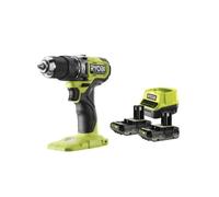 Outillage électroportatif - Perceuse-visseuse à percussion Brushless - Sans fil - RYOBI - RPD18BL1-2C20S