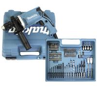 Perceuse à percussion Makita HP1631KX3 1 vitesse-710 W + accessoires, + mallette 1 pc(s)