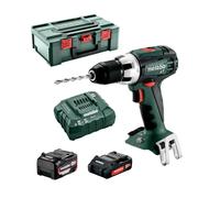 Perceuse à percussion METABO 18V Li-Ion (1x 5.2Ah + 1x 2Ah) Li-Power + coffret METABOX SB 18 LT