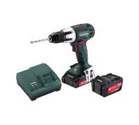 Perceuse à percussion - METABO - avec 2 batteries 2,0 Ah et 5,2 Ah - chargeur - coffret - 602103970