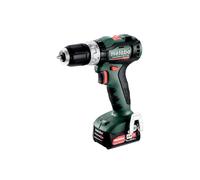 Perceuse à percussion METABO - powermaxx bs12 bl -12V 2X2AH LI-POWER - CHARGEUR SC 30 - METABOX 118 - 601046500