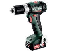 Perceuse à percussion METABO - powermaxx bs12 bl -12V 2X2AH LI-POWER - CHARGEUR SC 30 - METABOX 118 - 601046500 G