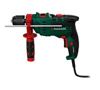 Parkside Perceuse à percussion PSBM 750 B3 750 W, butée de profondeur en métal, prise UK