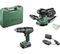 Perceuse à percussion + Ponceuse AdvOrbit Bosh (2x2.0Ah) et chargeur en coffret - BOSCH 06039D410A