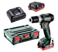 Metabo Perceuse à percussion sans fil POWERMAXX SB 12 BL 2x4Ah LiHD Chargeur ASC 55 + MetaBox 118