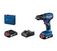 Bosch - Perceuse-visseuse à percussion sans fil 18 V, 2 batteries 2,0 Ah, chargeur 06019K3100