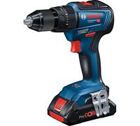 Perceuse à percussion sans fil Bosch GSB 18V-55, 2 batteries ProCORE18V, chargeur rapide GAL 18V-40, 1 pièce.