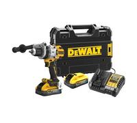 DEWALT Perceuse à percussion sans fil DCD1007H2T 18 V Brushless 2x5,0 Ah