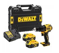 Perceuse à percussion sans fil Dewalt 18V 2x5,0Ah DCD709P2T