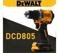 Perceuse à percussion sans fil DEWALT DCD805 20V MAX, moteur sans balais, tournevis électrique, outil multifonctionnel 805-No battery