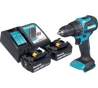 Perceuse à percussion sans fil Makita DHP 490 RT 18 V 65 Nm Brushless + 2 batteries 5,0 Ah + chargeur