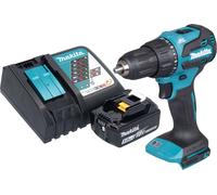 Perceuse à percussion sans fil Makita DHP 490 RT1 18 V 65 Nm Brushless + 1 batterie 5,0 Ah + chargeur