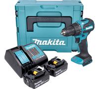 Perceuse à percussion sans fil Makita DHP 490 SGJ 18 V 65 Nm Brushless + 2 batteries 6,0 Ah + chargeur + Makpac