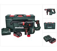 Perceuse à percussion sans fil Metabo KH 18 LTX BL 28 Q 18 V 3 J SDS plus Brushless + 1 batterie 10,0 Ah + chargeur + metaBOX.