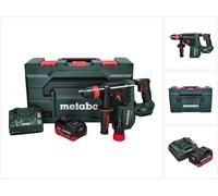 Perceuse à percussion sans fil Metabo KH 18 LTX BL 28 Q 18 V 3 J SDS plus Brushless + 1 batterie 5,5 Ah + chargeur + metaBOX.