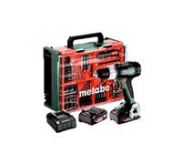 Metabo Perceuse-visseuse à percussion sans fil SB 18 L Set 18 V 60 Nm 2x2 Ah Li‑Power chargeur