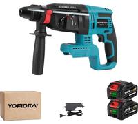 Perceuse à percussion sans fil, moteur sans balai, 2X option de batterie 5