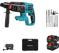 Perceuse à percussion sans fil, moteur sans balai, 2X option de batterie 7