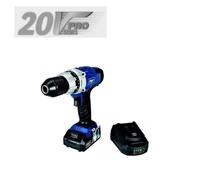 Perceuse à percussion sans fil 20V, CCD45-20ProS, LED - SCHEPPACH - avec 1 batterie 20V 2.0Ah - chargeur - 5909221900