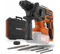 Perceuse à percussion sans fil SDS-Plus 40 V 5 J sans balais + 5 accessoires - Double alimentation POWDP15680