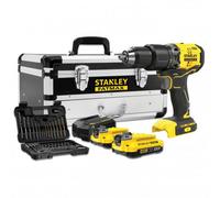 Stanley Perceuse à percussion sans fil SFMCD715D2F-QW 18 V 2x2,0 Ah + accessoires