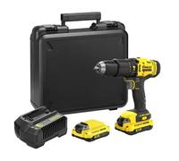 Perceuse à percussion Stanley 18 V V20 50 Nm 2 x 1,5 Ah SFMCD711C2K