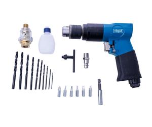 Perceuse a pistolet a air comprime pneumatique Scheppach