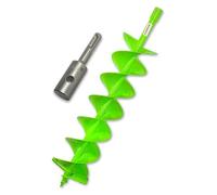 Perceuse à tarière de 150 mm à double spirale, adaptateur SDS Plus pour la construction de clôtures. Lames en carbure de tungstène, réaffûtables, longueur totale de 80 cm, longueur de travail de 60 cm