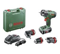 Bosch Perceuse à percussion sans fil AdvancedImpact 18 – 2x 1,5 Ah Li‑ion, coffret, verte/noire