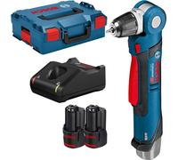 Perceuse angulaire sans fil GWB 12V-10 Bosch 12 V / 2x 3,0 Ah batterie + chargeur en boîte L