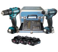 Perceuse avec kit combiné de percussion hocs 3Ah Makita CLX228SAX2 2Ah