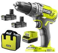 Perceuse Avec Percussions Batterie RYOBI R18PD3-220S Trousse 2 18V 2.0A