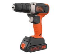 Perceuse Black & Decker BCD001C1-QW Sans fil 18V Mandrin sans clé 2 vitesses