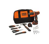 Perceuse Black & Decker BDCDC18HTSA-QW; 18 V; 1x1,5 Ah accu. + Accessoires