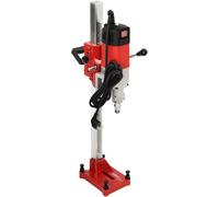 Perceuse carottière polyvalente 3300W, adaptée aux travaux à sec et à l'eau, avec une carotteuse de 165 mm et un support. Sa vitesse de 800 tr/min permet de répondre à divers besoins de perçage et de 