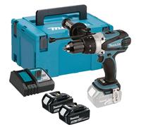 Perceuse Combinée Makita DHP458RTJ + 2 Piles 18V + Mallette