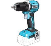 Perceuse Compacte Sans Fil, Visseuse 18V, Dedra Sas+All Ded7143, Sans Balais