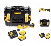 Perceuse d'angle sans fil Dewalt DCD 740 P2 18 V 33 Nm + 2 batteries 5,0 Ah + chargeur + TSTAK