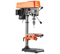 Perceuse de banc de 305 mm, 550W, perceuse de banc, vitesse variable de 340 à 2200 RPM, table inclinable de 0 à 45°, avec laser et éclairage LED, machine de perçage de table, pour le travail du bois e