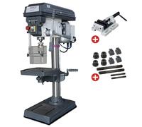 Perceuse d'établi jusque ø 25 mm CM2 750W 230V 12 vitesses + étau de perçage + jeu de boulons Optidrill D23PRO 230V PACK