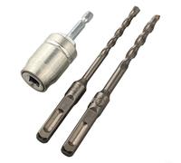 Perceuse électrique à poignée carrée pour marteau électrique, tête de conversion de 10 mm de diamètre du trou avec verrou à ressort intégré, finition galvanisée pour une utilisation multi-scénario