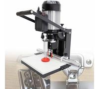 Perceuse électrique de charnière 750 W 1100 W, profondeur de perforation réglable de 0 à 40 mm, perforateur de charnière pour le travail du bois avec 2 chicanes de positionnement et vis de réglage