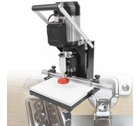 Perceuse électrique de charnière 750 W 1100 W, profondeur de perforation réglable de 0 à 40 mm, perforateur de charnière pour le travail du bois avec 2 chicanes de positionnement et vis de réglage